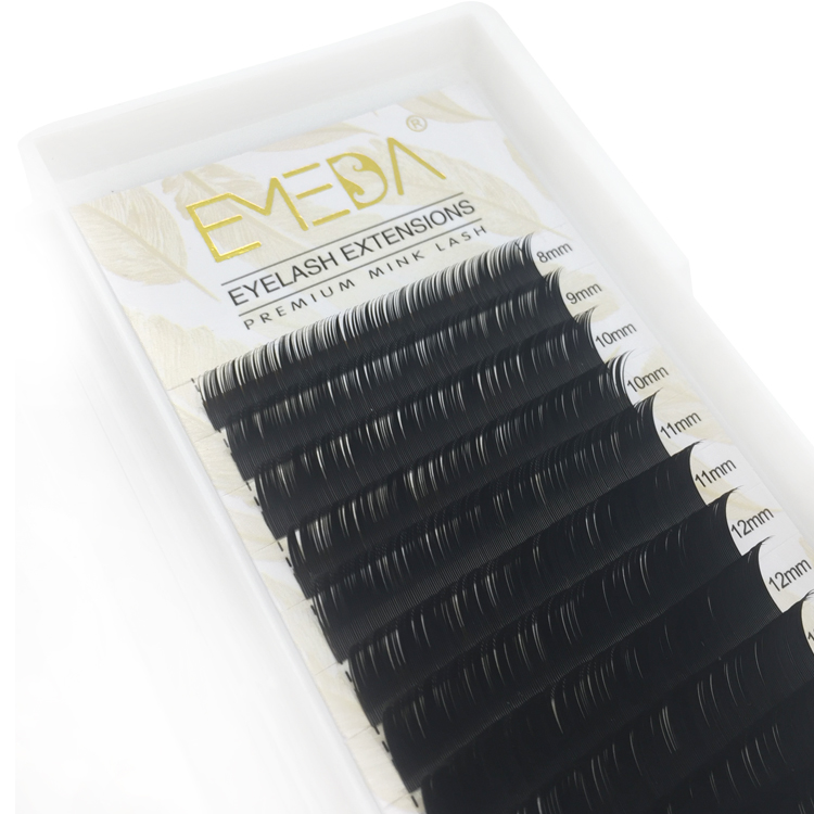 Wholesale Price J B C D Curl Russian Volume Eyelash with Customized logo and Package in the UK YY92